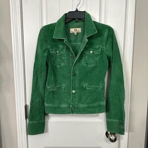 Vintage Juicy Couture Green Corduroy Jacket – Size Medium